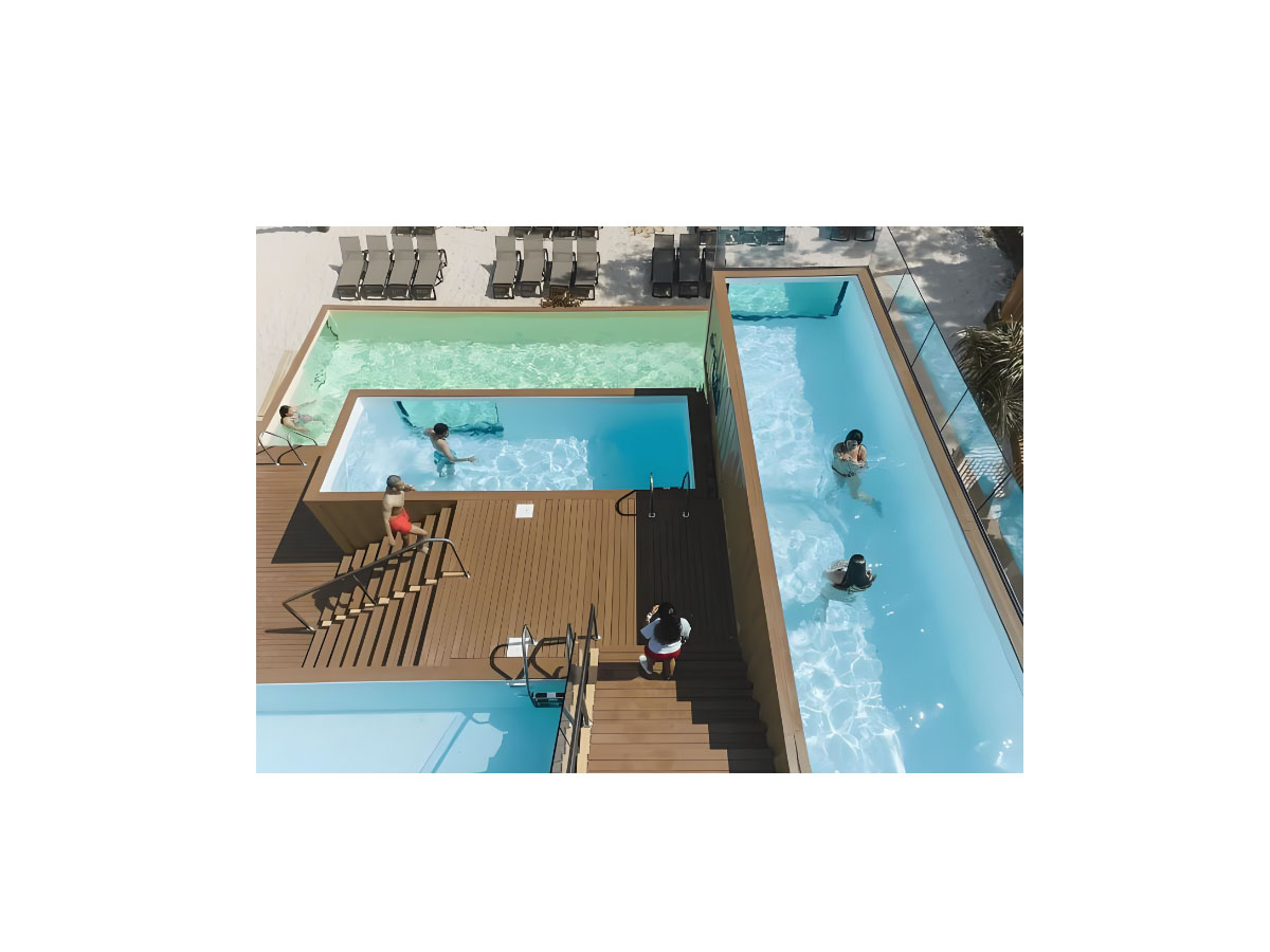 YG Machinery's 40ft container pool