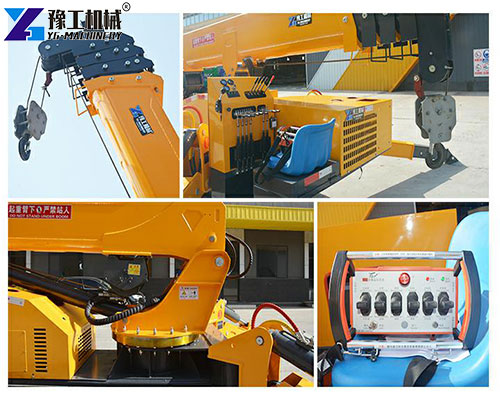 details of spyder crane for sale
