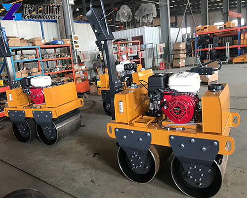 double drum asphalt roller