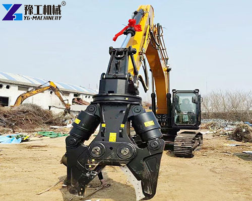 hydraulic metal shears for excavator