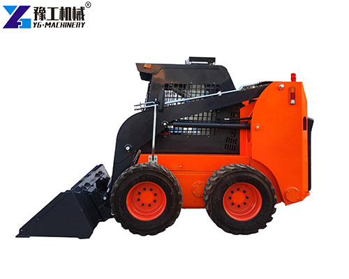 mini skid steer with cab (wheeled type)