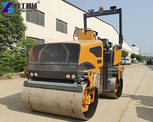 road construction roller