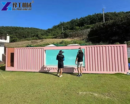 small shipping container pool application