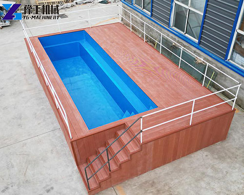 small shipping container pool in YG