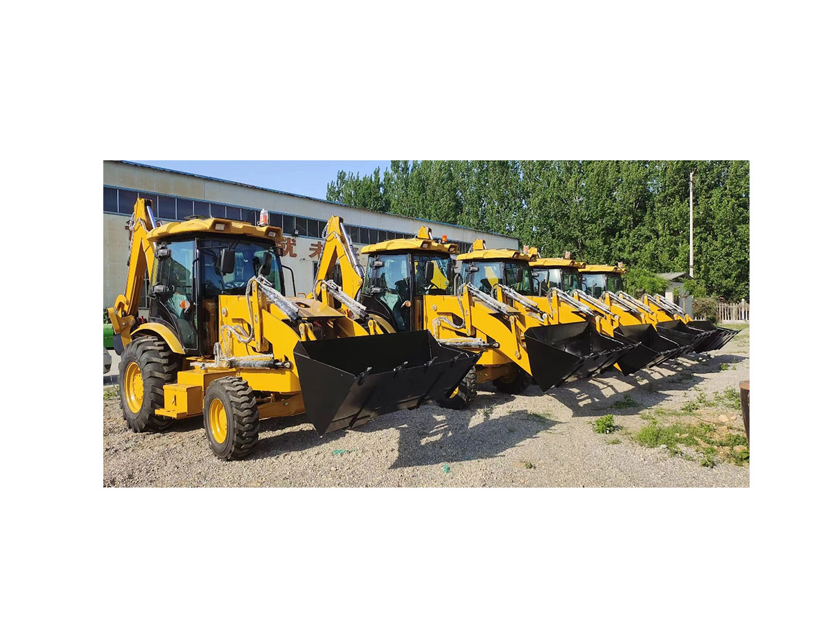 YG Machinery's backhoe with front loader