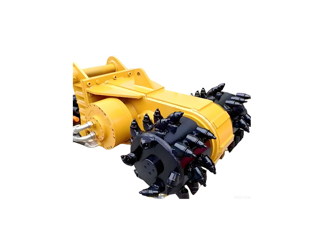 YG Machinery's drum cutter attachment