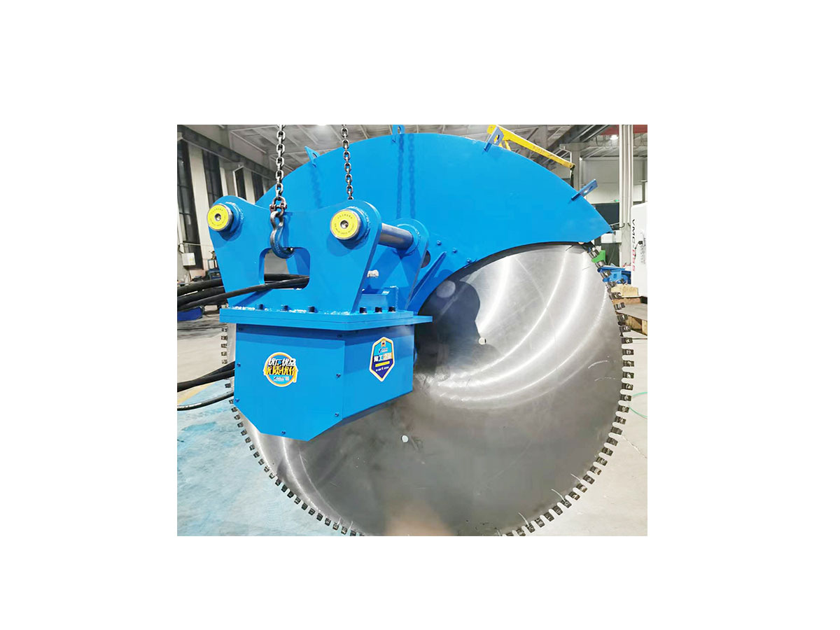 YG Machinery's excavator rock saw