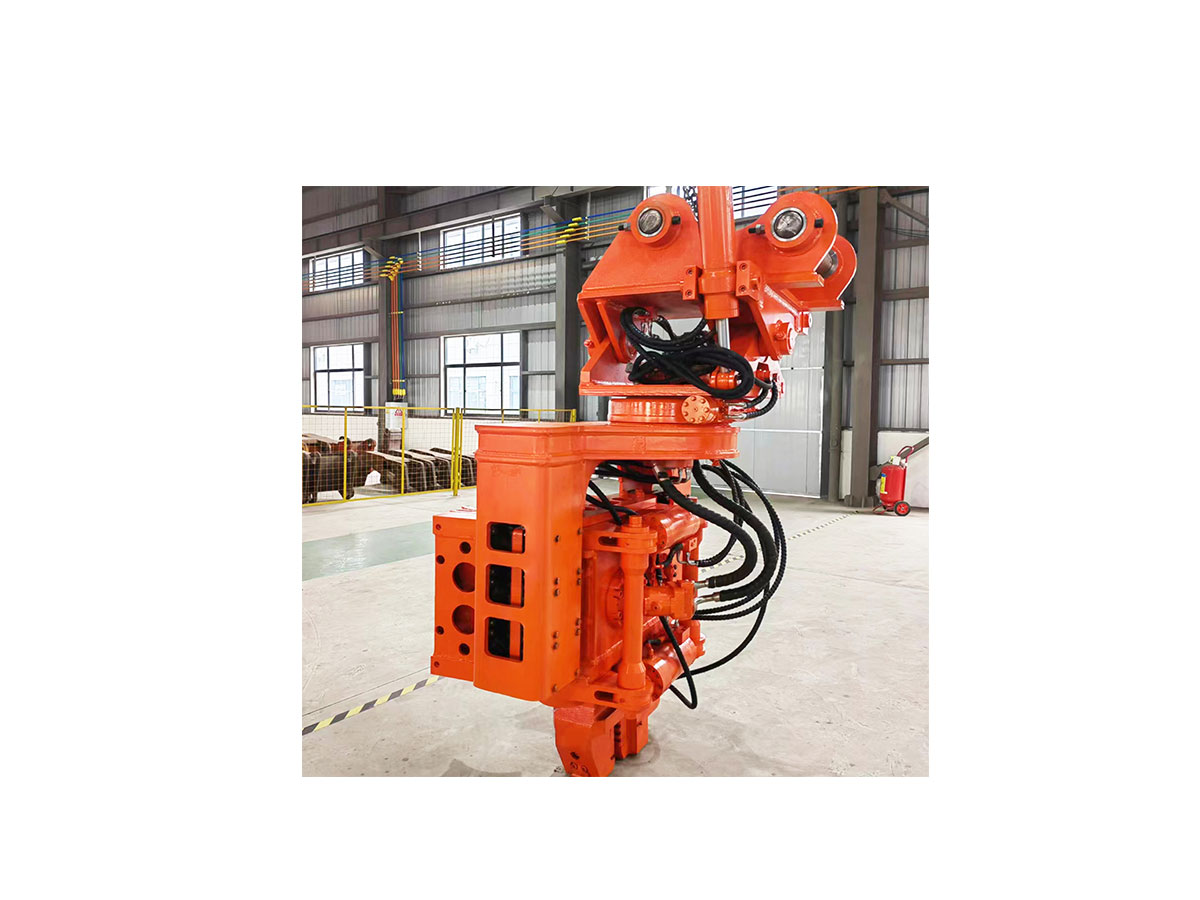 YG Machinery's vibratory pile driver for excavator