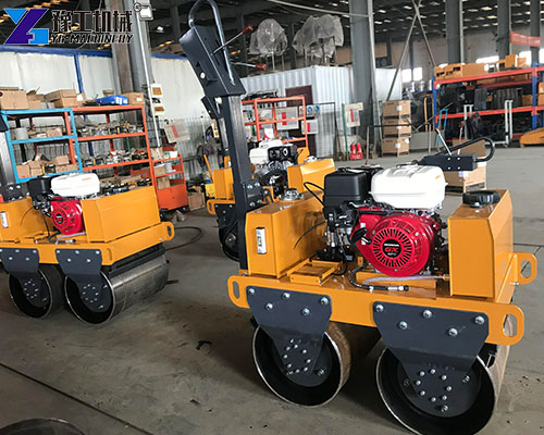 YG walk behind double drum roller
