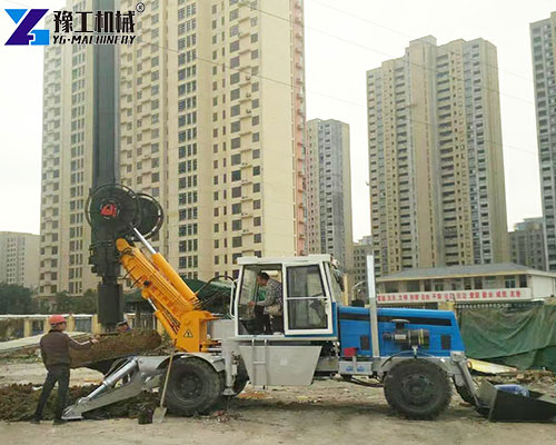 application of hydraulic rotary drilling rig