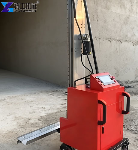 automatic wall plaster machine application