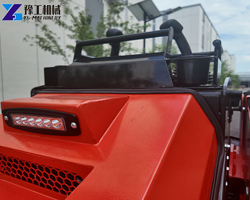 details of walk behind mini skid steer