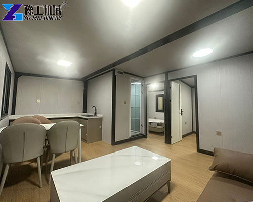 double story container house internal layout model