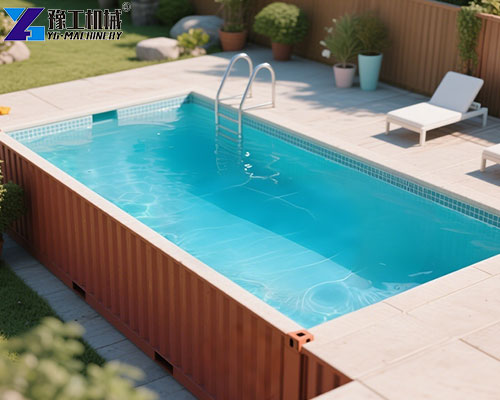 durable above ground shipping container pool