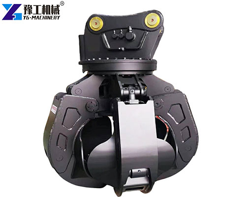 excavator orange peel grapple for sale