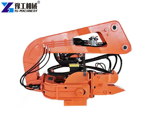excavator pile driver