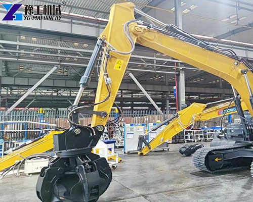 orange peel grab bucket in YG