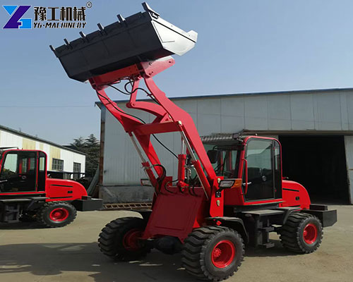 tractor with front loader and backhoe