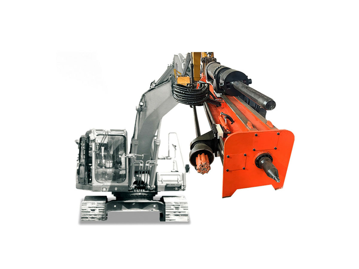 YG Machinery's hydraulic rock drill and splitter