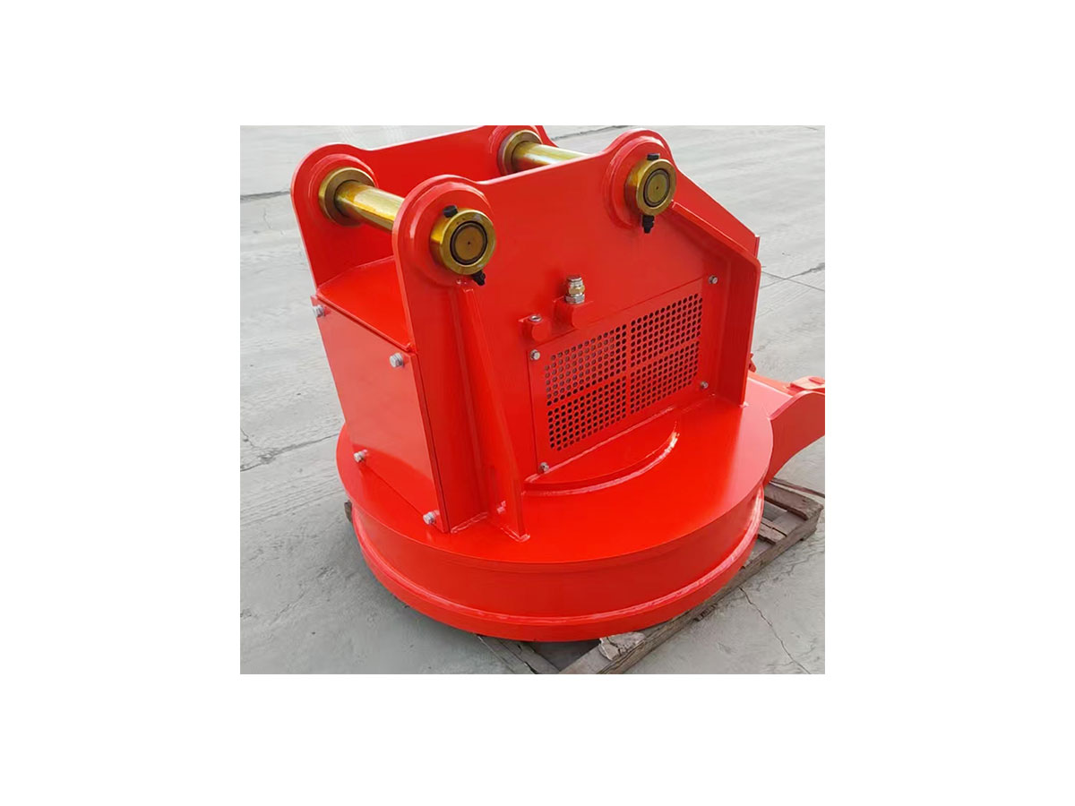 YG Machinery's hydraulic scrap magnet