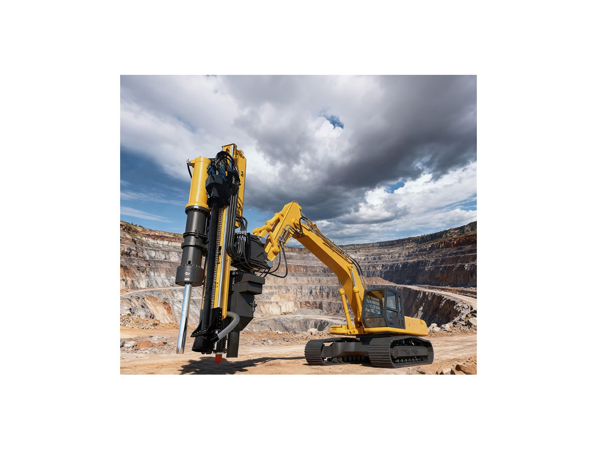 YG Machinery's rock drill and splitter