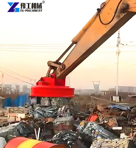 application of scrap yard electromagnet