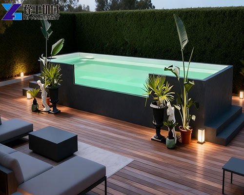 container pool with window