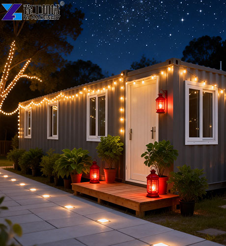 cozy container readymade house