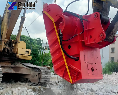 excavator rock crusher bucket