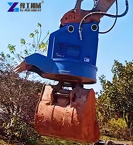 hydraulic scrap magnet application