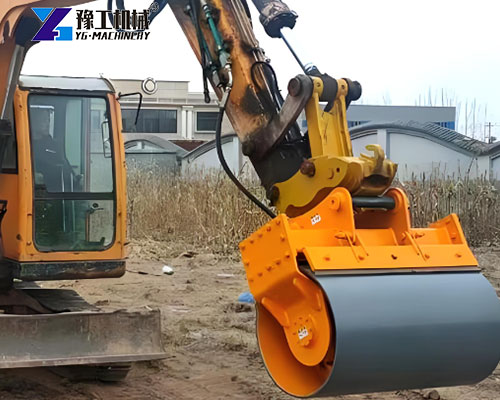 slope compactor roller