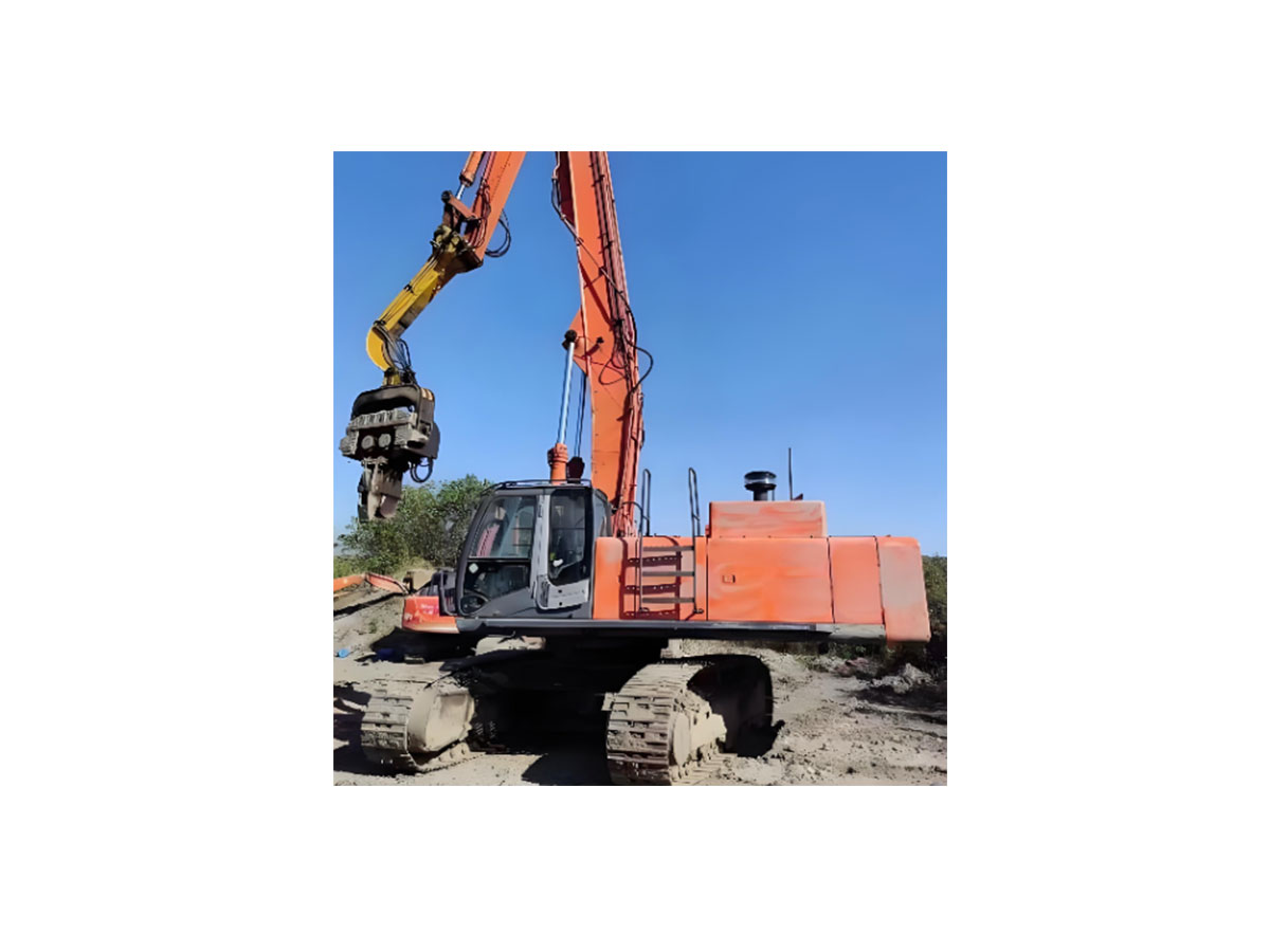 YG Machinery's excavator mounted vibratory hammer