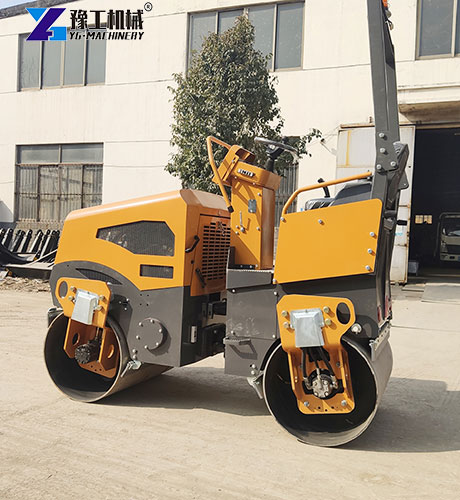 double drum road roller