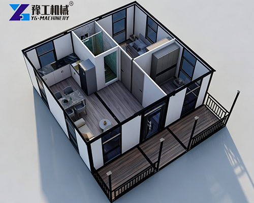 one bedroom expandable prefab house