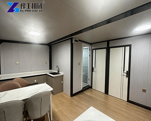 portable expandable home's living room