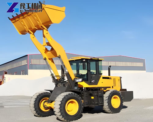 small front end loader with backhoe