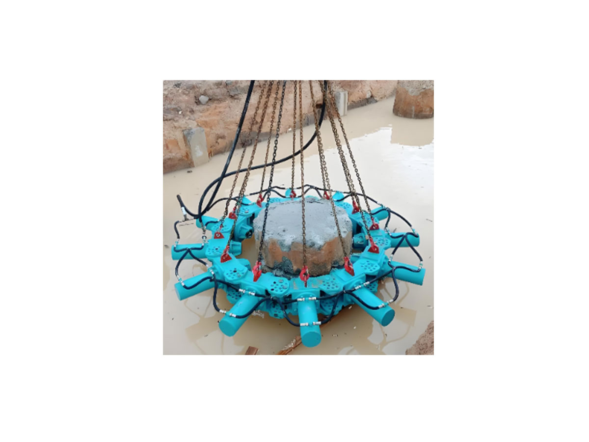 YG Machinery's hydraulic pile cutter