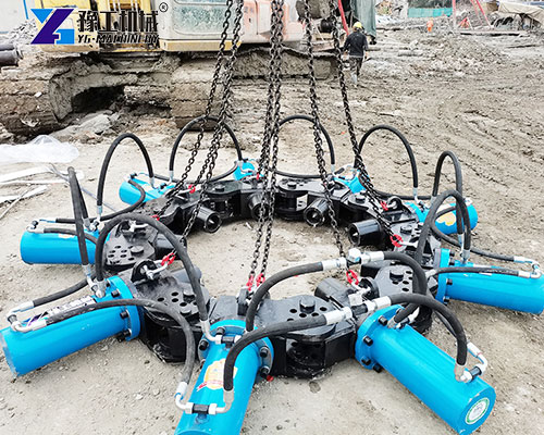 hydraulic pile breaking machine