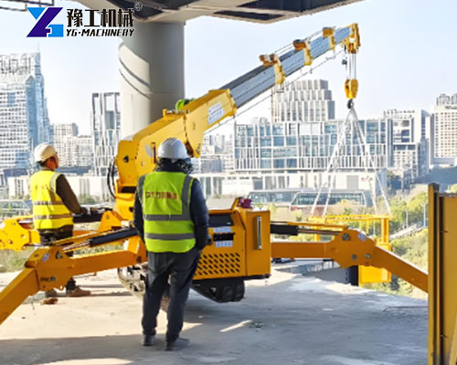 spider crawler crane application
