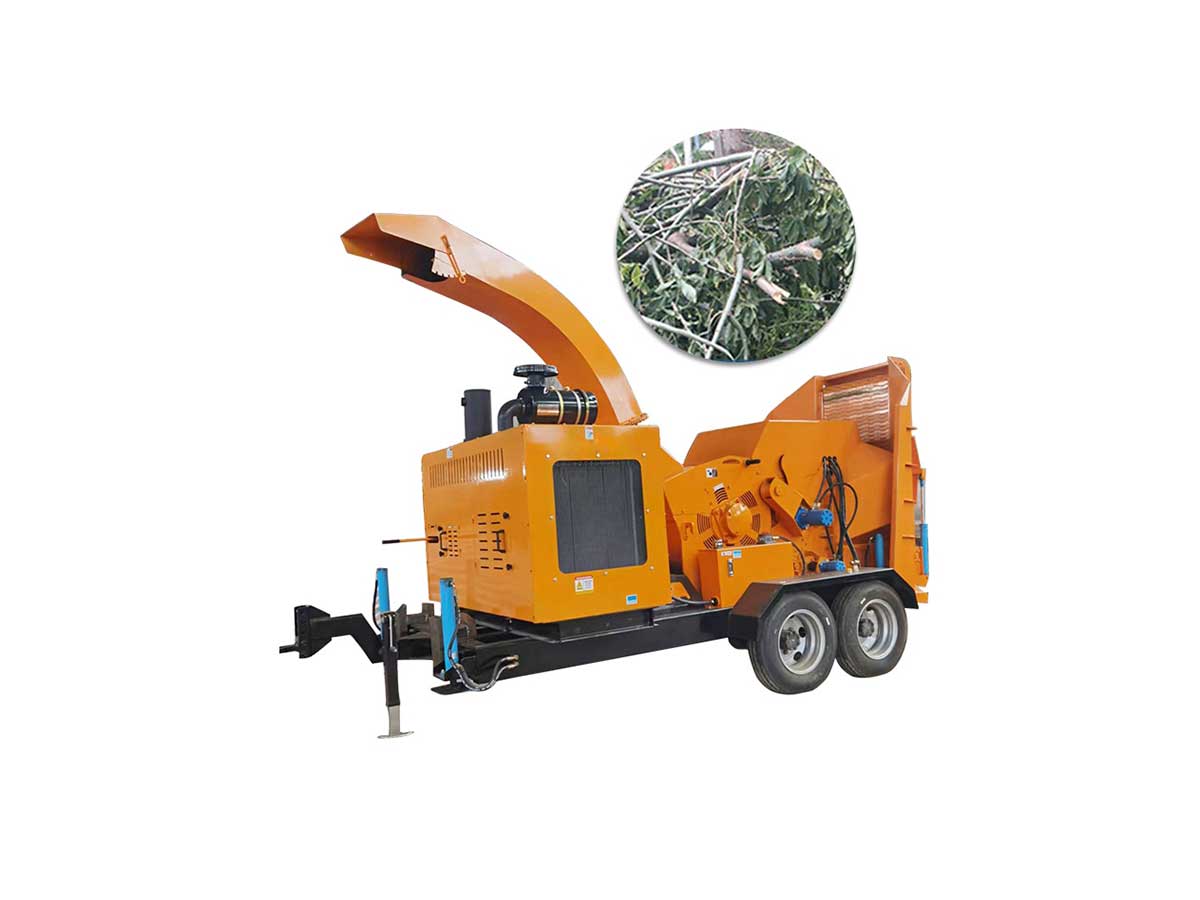 YG Machinery's branch shredder chipper