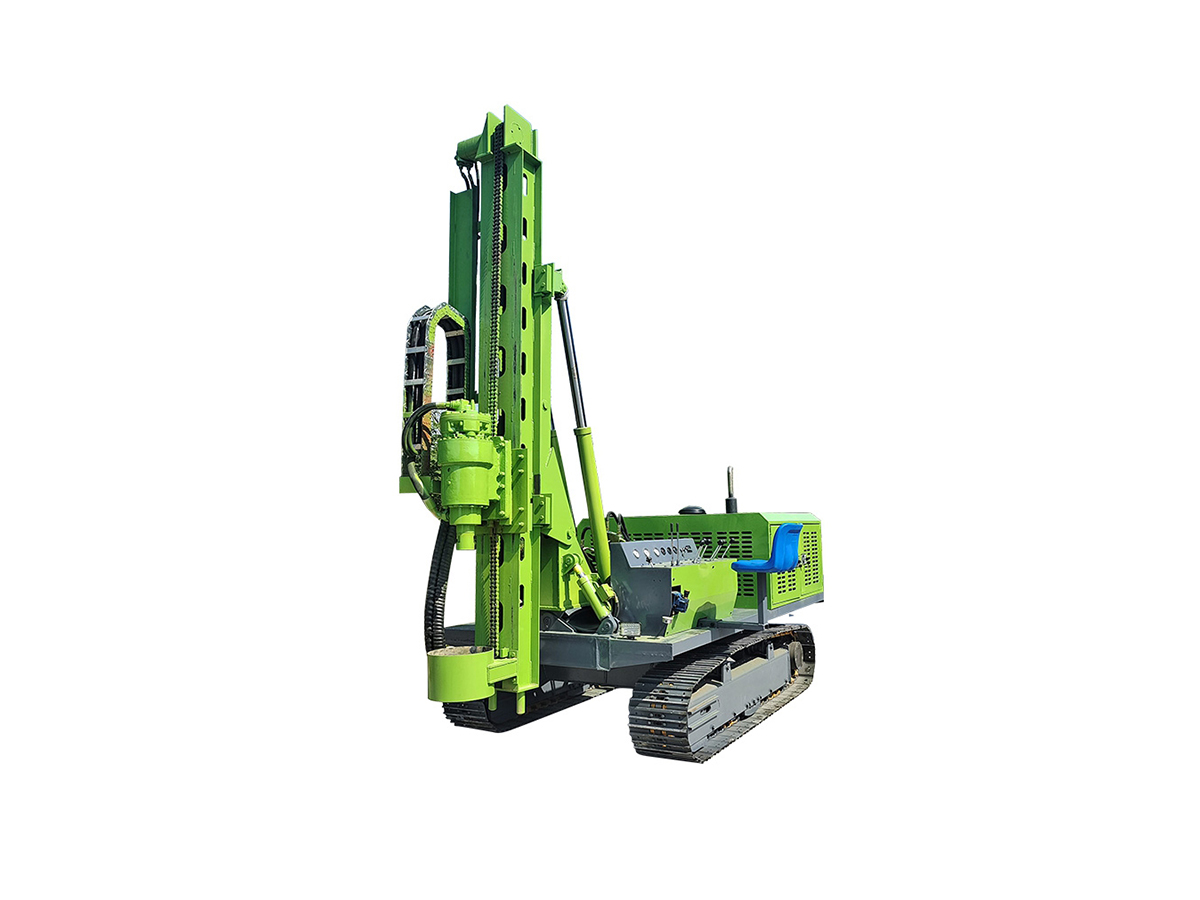 YG Machinery's solar piling machine