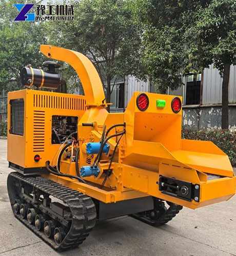 crawler-type wood chipper machine for sale