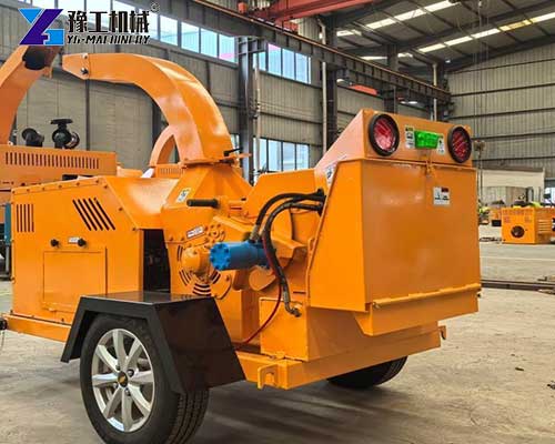 diesel tree branch chipper