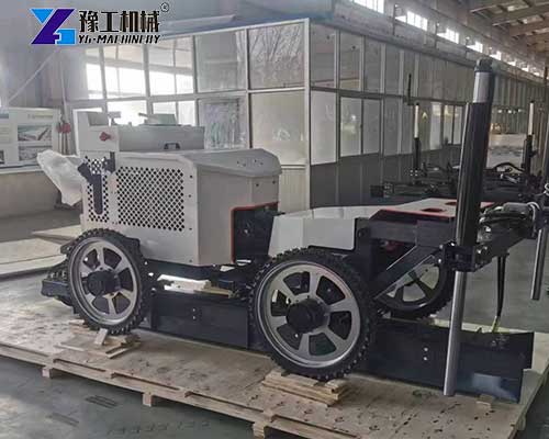 laser guided concrete screed