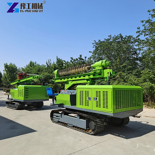 solar pile driver