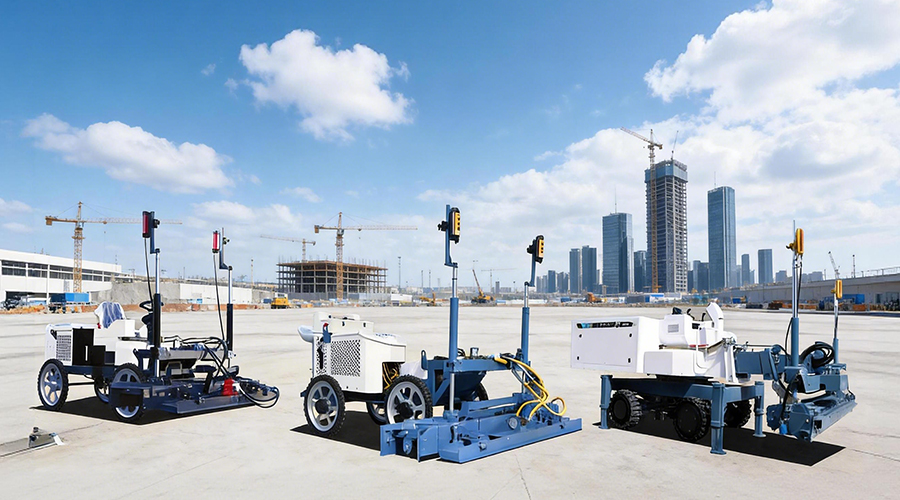 laser concrete screed machine