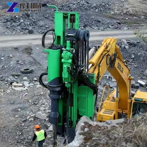 hydraulic rock drill and splitter application