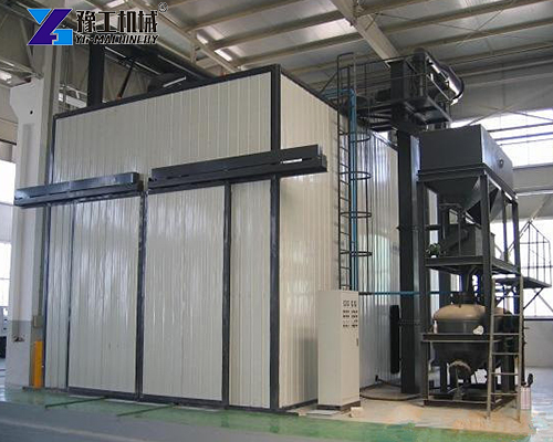 shot blasting chamber