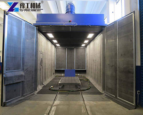 shot blasting room