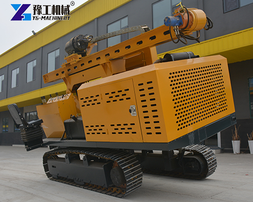 solar pile driver machine